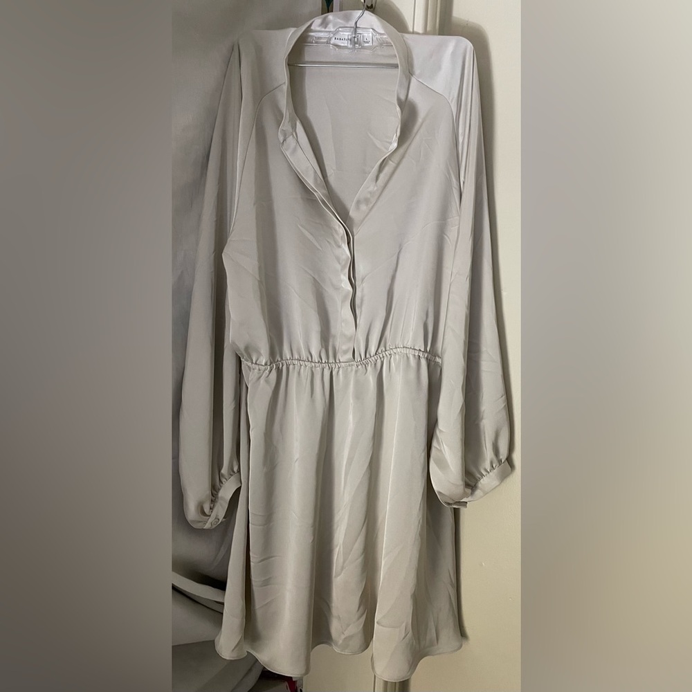 Babaton Elegant Long-Sleeve Dress Large